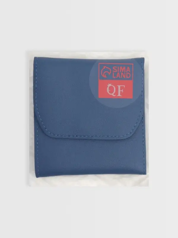 Набор маникюрный, 12 предметов, в футляре, синий