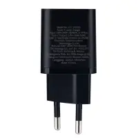 Сетевое зарядное устройство с кабелем Type-C-Type-C PD25W TZCCSUP-L01 Baseus черное