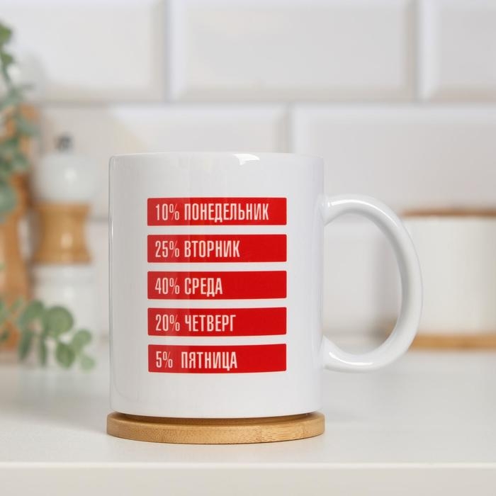 Кружка сублимация Кружка сублимация "Отдаюсь работе 100%", c нанесением