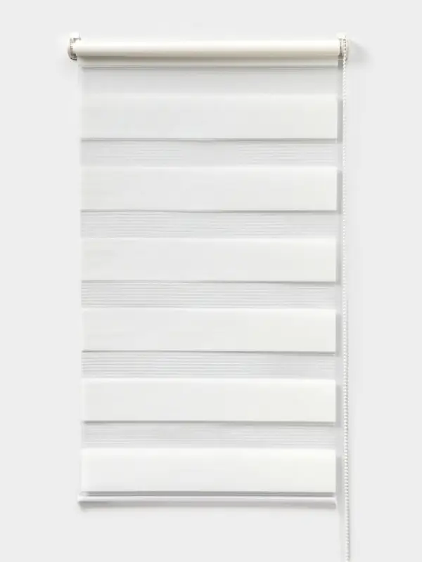 Штора рулонная 50&times;160 см &laquo;День и Ночь&raquo;, по полотну 46&times;160 см, белая