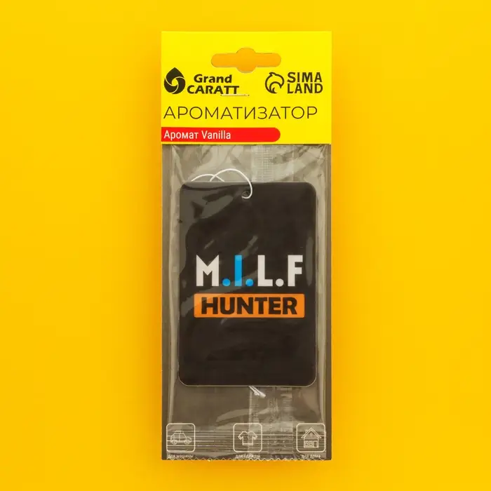 Ароматизатор подвесной Grand Caratt MILF Hunter, ваниль Ароматизатор подвесной Grand Caratt MILF Hunter, ваниль