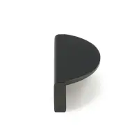 Ручка-скоба CAPPIO H001BL полукруглая, алюминий, L=50 мм, м/о 32 мм, цвет чёрный