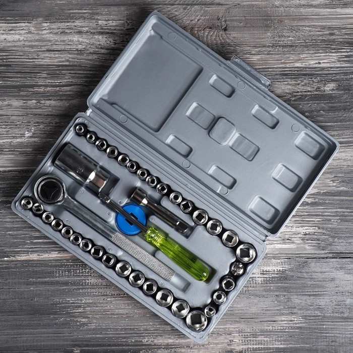 Набор инструментов в кейсе «Ничего ненужного», универсальный, 39 предметов Набор инструментов в кейсе «Ничего ненужного», универсальный, 39 предметов