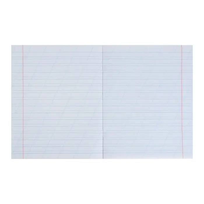 Тетрадь 12 листов в косую линейку Calligrata &laquo;Пятёрка. Синяя&raquo;, обложка мелованный картон