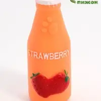 Игрушка для собак Strawberry, 13 см, пищащая, латекс, оранжевая