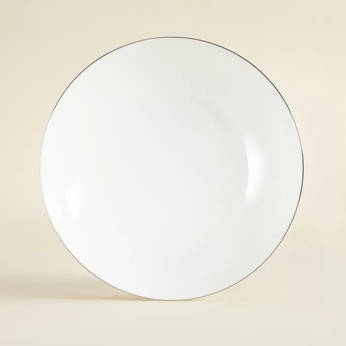 Тарелки глубокие SL Home &laquo;Каскарон&raquo;, 700 мл, d=20 см, набор 2 шт., костяной фарфор, белые