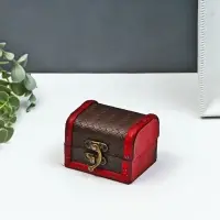 Шкатулка для украшений &laquo;Сундучок. Плетёнка &raquo;, дерево, 6&times;5&times;8 см