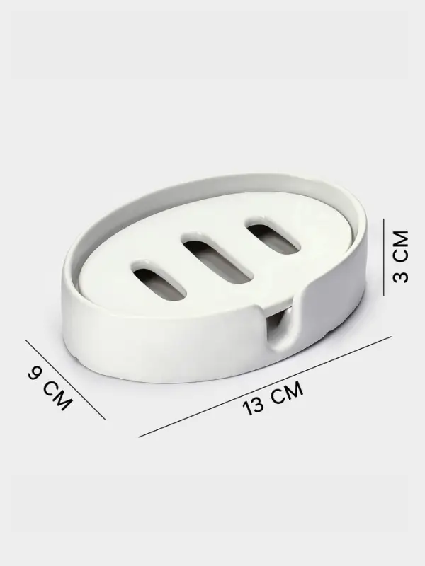 Набор для ванной SAVANNA Gloss, 3 предмета, дозатор для мыла, стакан, мыльница