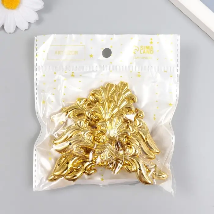 Уголок декоративный Уголок декоративный "Греция" набор 8 шт 6х6 см