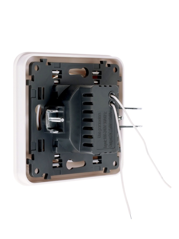 Розетка с 2 USB-A разъёмами, 2.1А, 5В, серия "Circular", 10 А, скрытая, белая