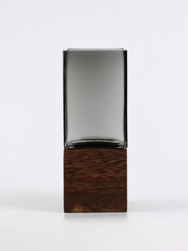 Ваза &laquo;Данте&raquo;, 20&times;8 см, стекло, серая