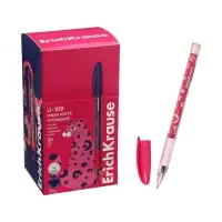 Ручка шариковая ErichKrause U-109 Stick&Grip 1.0, Ultra Glide, синяя, МИКС