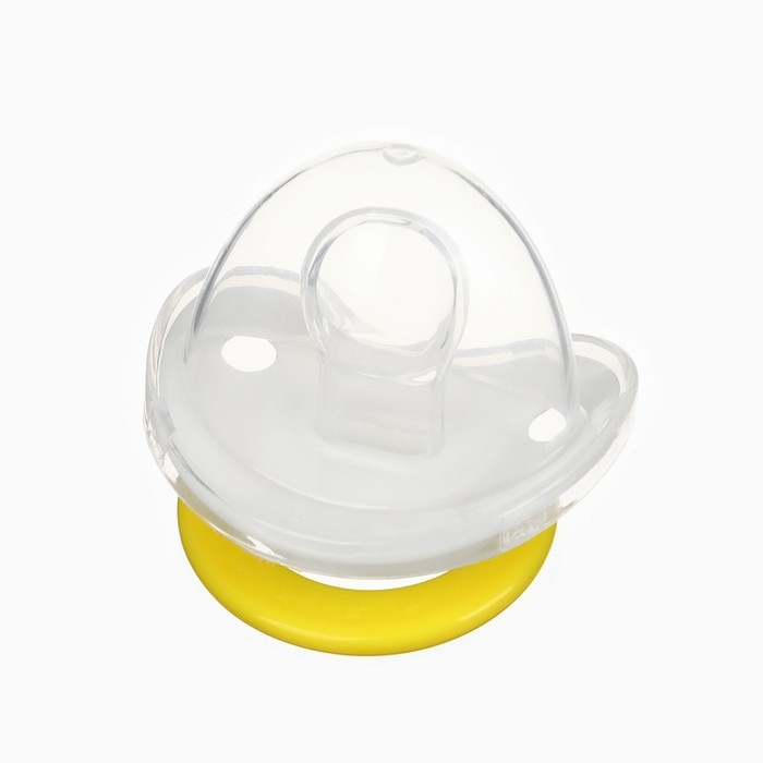 Соска - пустышка ортодонтическая «Цветы», +6 мес., цвет желтый Соска - пустышка ортодонтическая «Цветы», +6 мес., цвет желтый