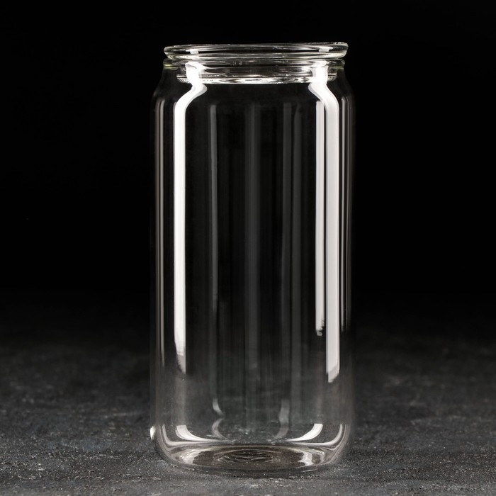 Стакан стеклянный с крышкой «Базис», 400 мл Стакан стеклянный с крышкой «Базис», 400 мл