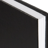 Ежедневник недатированный ,бумвинил,черный,А6,105х140мм,128л