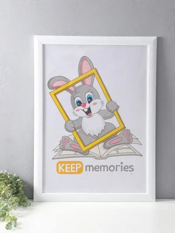 Фоторамка для фото 50х70 см "Luxe Elegance" пластик, белый, (пластик экран)