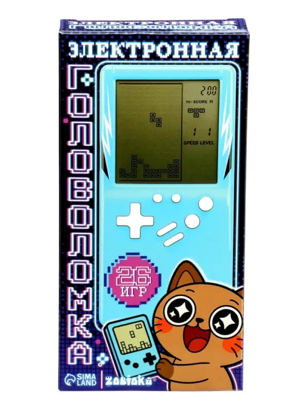 Электронная игра ZABIAKA «Котик», 8 игр Электронная игра ZABIAKA «Котик», 8 игр