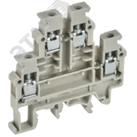 ARMAFIX Клемма винтовая CTS-ML 2 ур. 4мм2 серая IEK