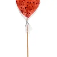 Карамель леденцовая &laquo;Сердце SUPER FOOD&raquo; на палочке, 30 г