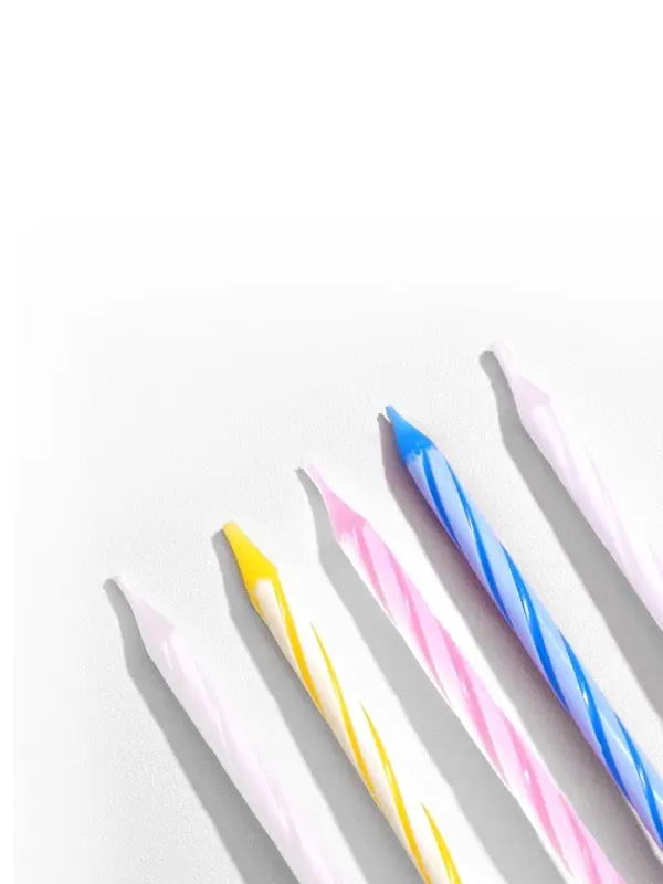 Свечи для торта «Спираль», 5 см, набор 24 шт., 12 подставок Свечи для торта «Спираль», 5 см, набор 24 шт., 12 подставок