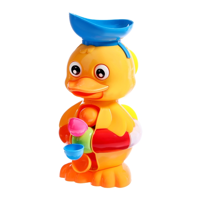 Игрушка для купания в ванной «Забавный утёнок», с подвижными механизмами Игрушка для купания в ванной «Забавный утёнок», с подвижными механизмами