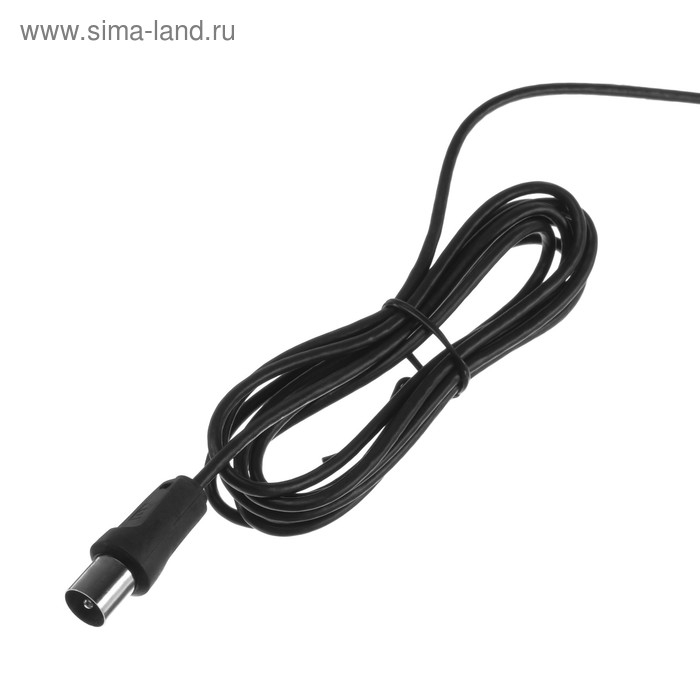 Антенна  Антенна "РЭМО" BAS-5110-P BLACK, комнатная, пассивная, 3 дБи, DVB-T, DVB-T2, цифровая