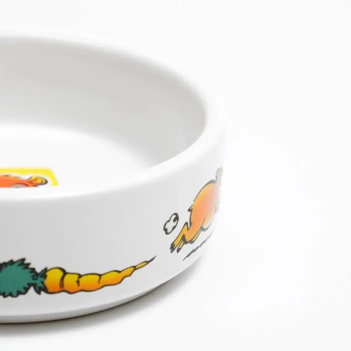 Миска для грызунов &laquo;Лакомство&raquo;, 80 мл, 8.5&times;3 см, керамика, белая