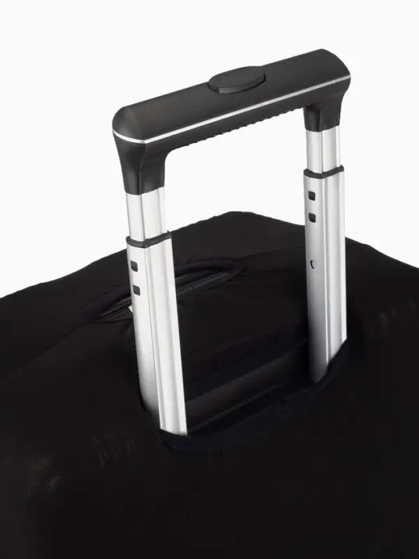 Чехол на чемодан на колёсах, 28" (L), однотонный, чёрный