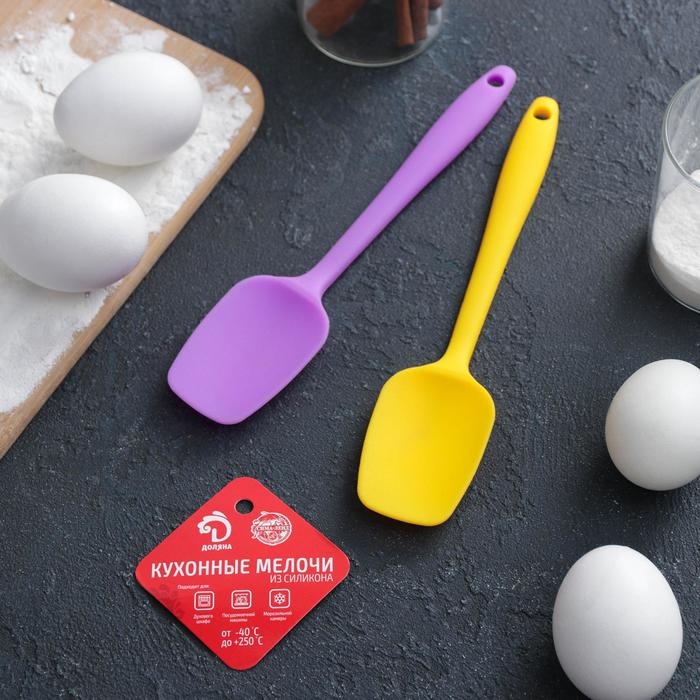 Лопатка Доляна «Винфор», 20,7 см, цвет МИКС Лопатка Доляна «Винфор», 20,7 см, цвет МИКС