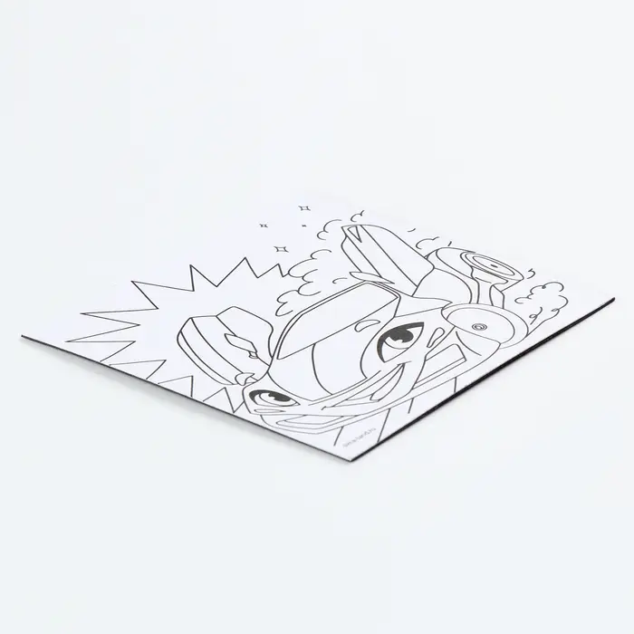 Магнит-раскраска «Тачка», 10 × 10 см