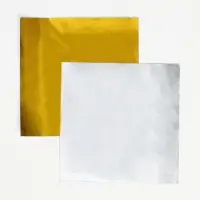 Фольга для конфет 10&times;10 см 100 шт., золотой