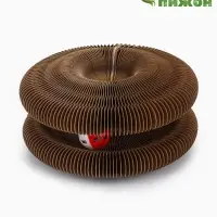 Когтеточка - игрушка "Пижон" из гофрокартона "Бублик", 11 х 11 х 7 см Когтеточка - игрушка "Пижон" из гофрокартона "Бублик", 11 х 11 х 7 см