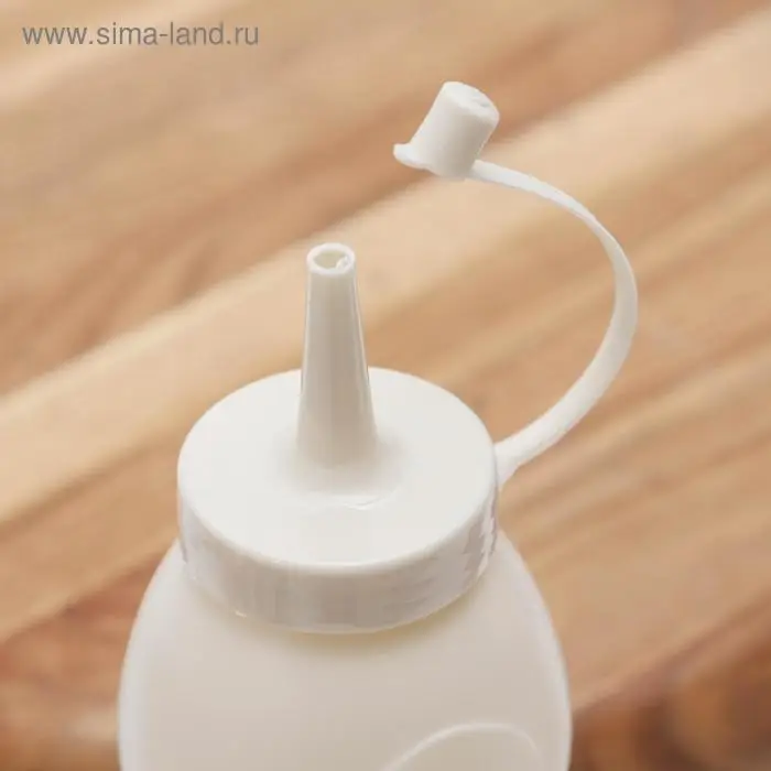 Бутылка для соуса, набор 2 шт., 350 мл, пластик, 11.5&times;5.5&times;19.5 см, розовый, жёлтый