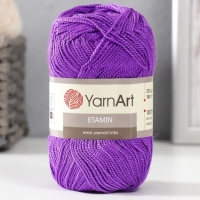 Пряжа "Etamin" 100% акрил 180м/30гр (431 фиолетовый) Пряжа "Etamin" 100% акрил 180м/30гр (431 фиолетовый)