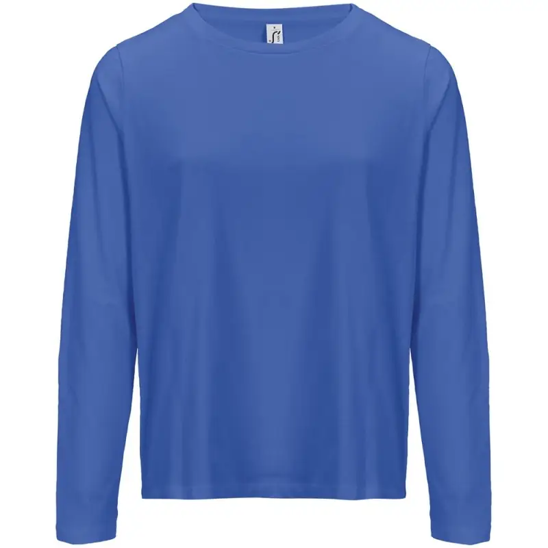 Футболка с длинным рукавом женская Monarch Women, ярко-синяя, размер 3XL