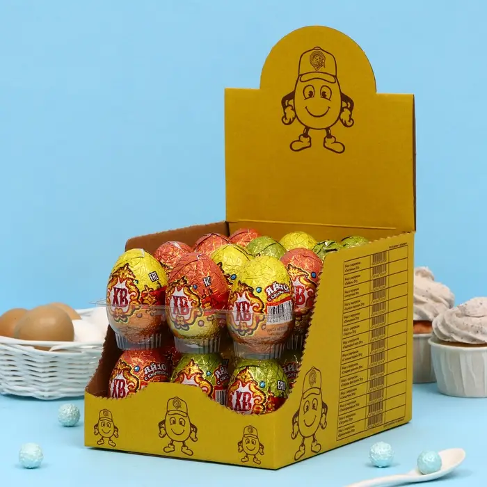 Кондитерское изделие &laquo;ХВ&raquo;, яйцо с сюрпризом, 20 г