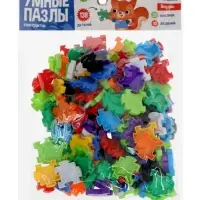 Конструктор обучающий IQ-ZABIAKA &laquo;Умные пазлы&raquo;, 138 деталей, набор карточек