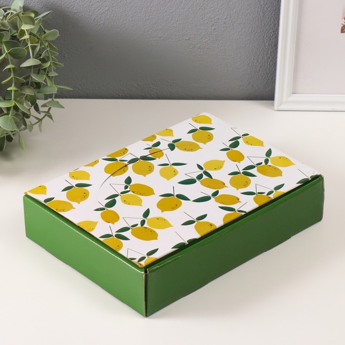 Шкатулка металл прямоугольная Шкатулка металл прямоугольная "Лимончики" МИКС 5,8х4,2х2.6см
