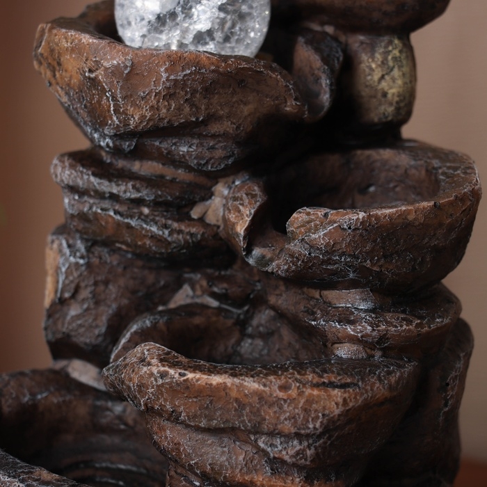 Фонтан Фонтан "Адиссон" камни, 27х15 см (с подсветкой)