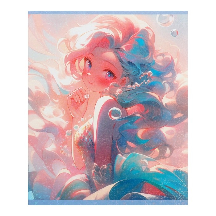 Тетрадь 48 листов в клетку Calligrata TOP Тетрадь 48 листов в клетку Calligrata TOP "Подводная сказка", обложка мелованный картон, голография, блок офсет, белизна 95%, МИКС