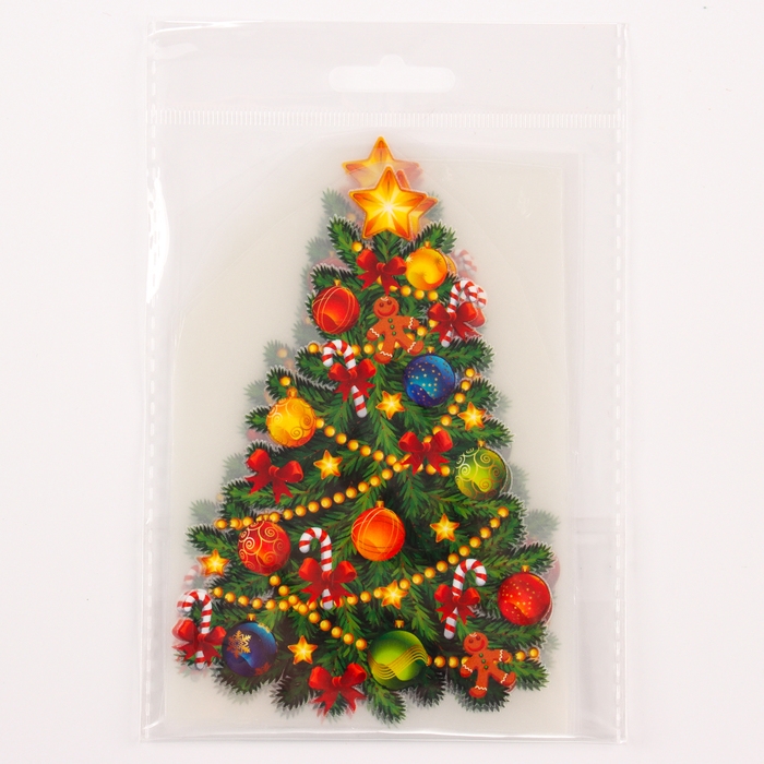 Термотрансфер «Ёлочка с гирляндой», набор 10 шт. Термотрансфер «Ёлочка с гирляндой», набор 10 шт.