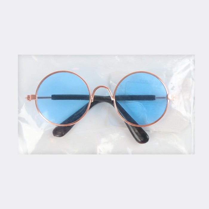 Очки для игрушек, цвет синий Очки для игрушек, цвет синий