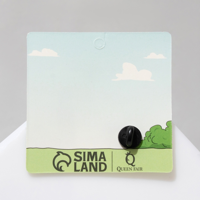 Новый год! Символ года 2025! Значок «Змейка» добрая, цвет коричневый в золоте Новый год! Символ года 2025! Значок «Змейка» добрая, цвет коричневый в золоте