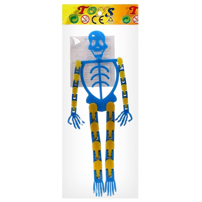 Развивающая игрушка «Скелетик», цвета МИКС