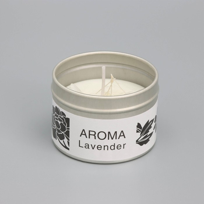 Свеча ароматическая в банке, море, цветы, 4,5х6 см, МИКС Свеча ароматическая в банке, море, цветы, 4,5х6 см, МИКС