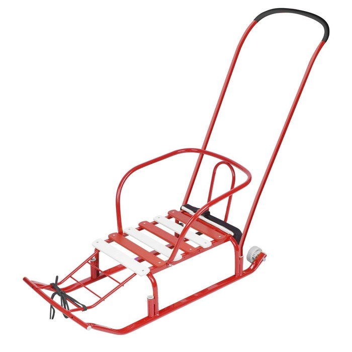 Санки «Тимка 5 комфорт», цвет алый Санки «Тимка 5 комфорт», цвет алый