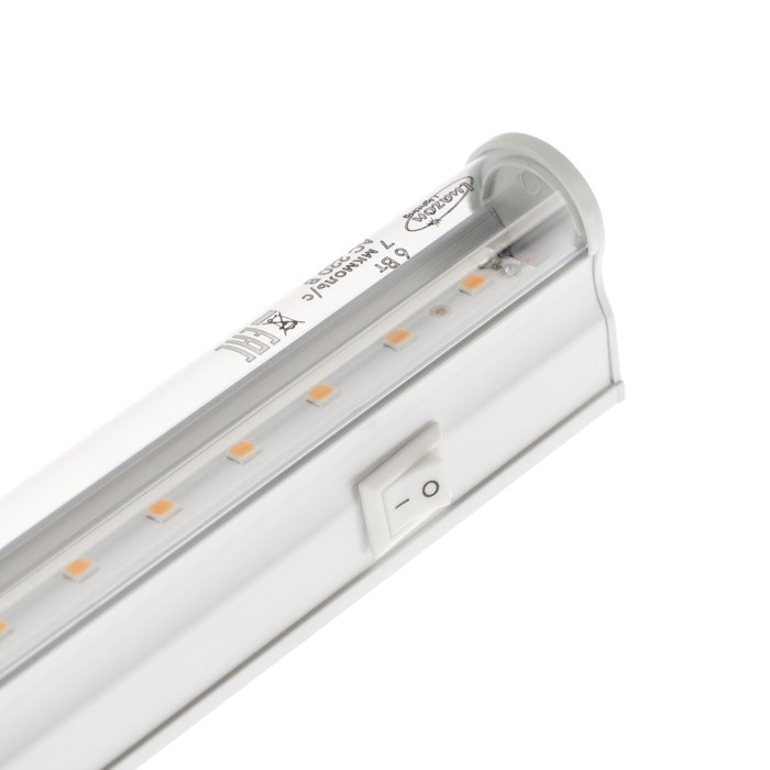 Фитосветильник светодиодный Luazon, 6 Вт, 300 мм, IP40, 220 В, полноспектральный Фитосветильник светодиодный Luazon, 6 Вт, 300 мм, IP40, 220 В, полноспектральный