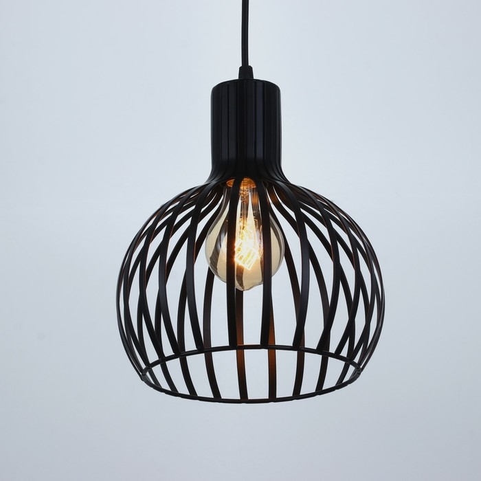 Светильник BayerLux "Кируна" 1хE27 40Вт черный 20х20х28-128см