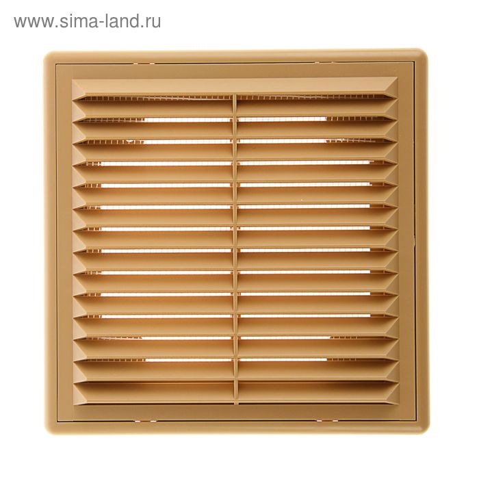 Решетка вентиляционная ERA 1515 Р, 150x150 мм, с сеткой, разъемная, бежевая Решетка вентиляционная ERA 1515 Р, 150x150 мм, с сеткой, разъемная, бежевая