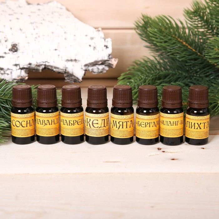Подарочный набор 100% аромамасел  Подарочный набор 100% аромамасел "Хозяину бани"